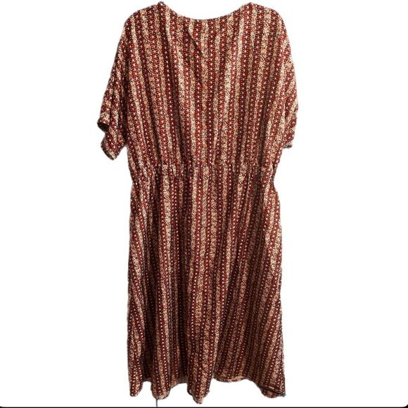 Lot of 2 Women’s size 4XL Curve Dresses Plain Black with Pockets & Summer Floral - Picture 2 of 10